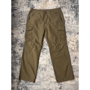 REI Cargo Pants Mens 34W x 30L Nylon Outdoor Utility Hiking Brown‎ Perfromance